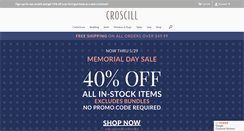 Desktop Screenshot of croscill.com